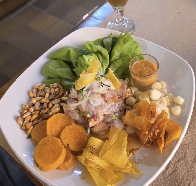 Comida el moli de les fonts